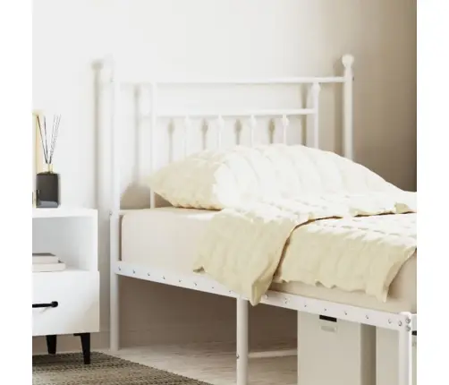 Gultas Galvgalis, Metāls, Balts, 80 Cm Vidaxl