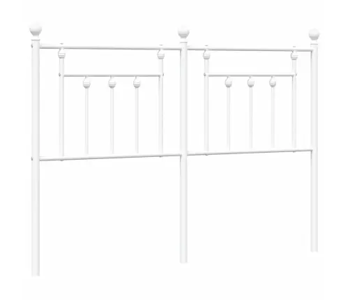 Gultas Galvgalis, Balts, 135 Cm Vidaxl