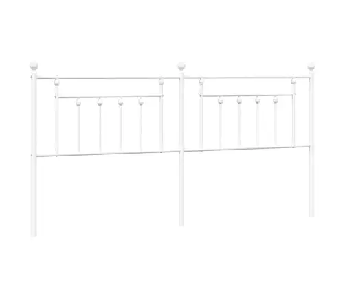 Gultas Galvgalis, Balts, 193 Cm Vidaxl