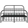 Lovos Rėmas Be Čiužinio, Juodas, 160X200cm Metalas
