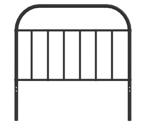 Metallist Vahetatav Voodipeats, Must, 107 Cm