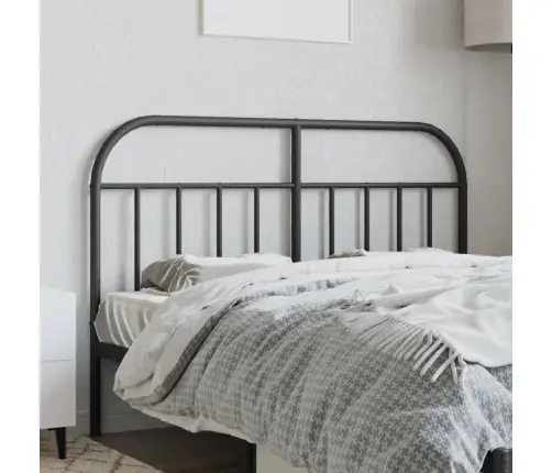 Gultas Galvgalis, Metāls, Melns, 140 Cm Vidaxl
