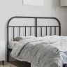 Gultas Galvgalis, Metāls, Melns, 140 Cm Vidaxl