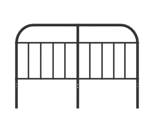 Gultas Galvgalis, Metāls, Melns, 140 Cm Vidaxl