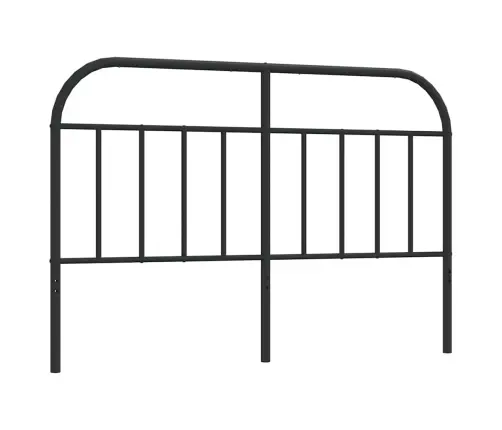Gultas Galvgalis, Metāls, Melns, 150 Cm Vidaxl Gultas Galvgalis, Metāls, Melns, 150 Cm Vidaxl