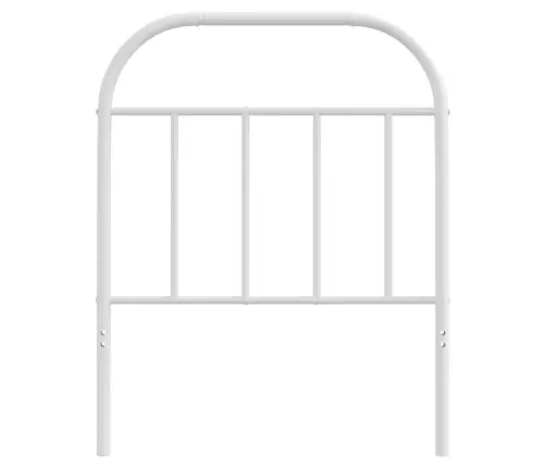 Metallist Voodipeats, Valge, 75 Cm Metallist Voodipeats, Valge, 75 Cm