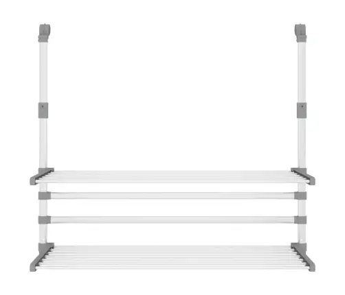 Pesukuivatusrest Rõdule, 89X25X(60-95) cm Alumiinium