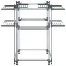 Pesukuivatusrest, 107 X 107 X 120 cm Alumiinium