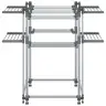 Pesukuivatusrest, 107 X 107 X 120 cm Alumiinium