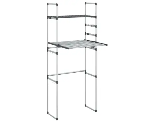 Veļasmašīnas Plaukts, 77X52X192 Cm, Alumīnijs Vidaxl