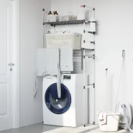 Veļasmašīnas Plaukts, 77X52X192 Cm, Alumīnijs Vidaxl