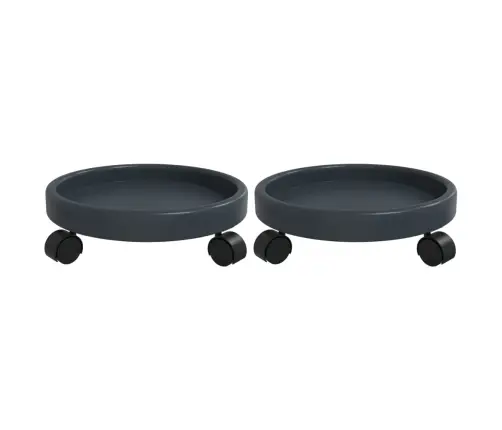 Vidaxl  Podu Paliktņi Ar Riteņiem, 2 Gab., Pelēki, 34 Cm, 35 Kg Vidaxl Vidaxl  Podu Paliktņi Ar Riteņiem, 2 Gab., Pelēki, 34 Cm, 35 Kg Vidaxl