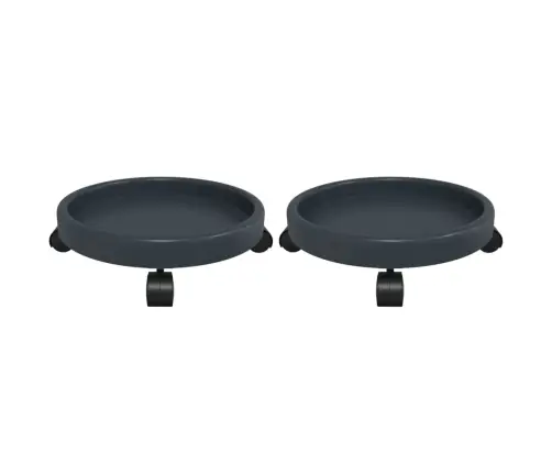 Vidaxl  Podu Paliktņi Ar Riteņiem, 2 Gab., Pelēki, 34 Cm, 35 Kg Vidaxl Vidaxl  Podu Paliktņi Ar Riteņiem, 2 Gab., Pelēki, 34 Cm, 35 Kg Vidaxl