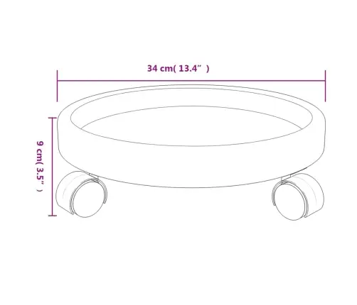 Vidaxl  Podu Paliktņi Ar Riteņiem, 2 Gab., Pelēki, 34 Cm, 35 Kg Vidaxl Vidaxl  Podu Paliktņi Ar Riteņiem, 2 Gab., Pelēki, 34 Cm, 35 Kg Vidaxl