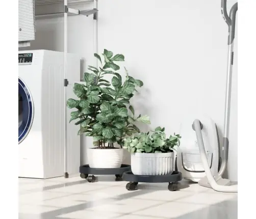 Vidaxl  Podu Paliktņi Ar Riteņiem, 2 Gab., Pelēki, 34 Cm, 35 Kg Vidaxl Vidaxl  Podu Paliktņi Ar Riteņiem, 2 Gab., Pelēki, 34 Cm, 35 Kg Vidaxl