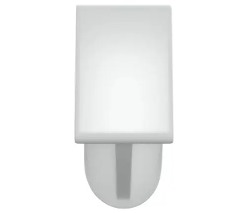 Aizkaru Stangas, 2 Gab., Balta, Sudrabaina, 40-60 Cm, Alumīnijs Vidaxl