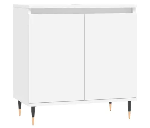 3-Daļīgs Vannasistabas Skapīšu Komplekts, Balts Vidaxl