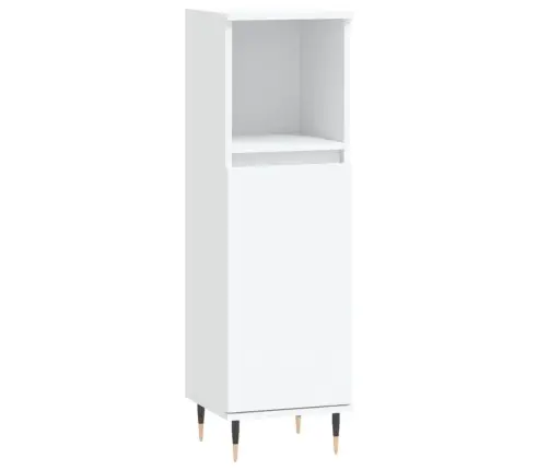 3-Daļīgs Vannasistabas Skapīšu Komplekts, Balts Vidaxl