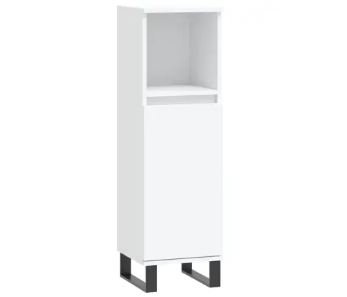 3-Daļīgs Vannasistabas Skapīšu Komplekts, Balts Vidaxl