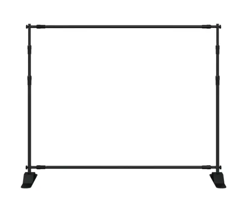 Fona Statīvs, Melns, 254X243 Cm, Tērauds Vidaxl