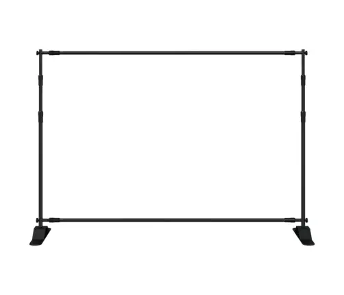 Fona Statīvs, Melns, 305X243 Cm, Tērauds Vidaxl