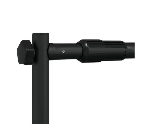 Fona Statīvs, Melns, 305X243 Cm, Tērauds Vidaxl