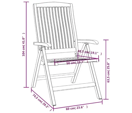 Sodo Poilsio Baldų Komplektas, 5 Dalių, Tikmedžio Masyvas