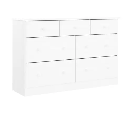 Kummut "Alta" Valge 112 X 35 X 73 cm Männipuit