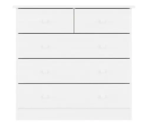 Skapītis Ar Atvilktnēm Alta, 77X35X73 Cm, Priedes Masīvkoks Vidaxl