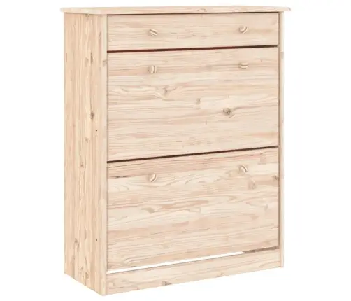 Apavu Skapītis Alta, 77X35X96 Cm, Priedes Masīvkoks Vidaxl