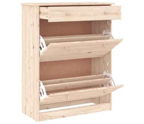 Apavu Skapītis Alta, 77X35X96 Cm, Priedes Masīvkoks Vidaxl