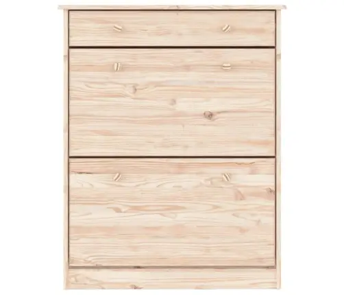 Apavu Skapītis Alta, 77X35X96 Cm, Priedes Masīvkoks Vidaxl