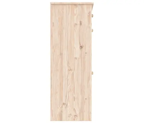 Apavu Skapītis Alta, 77X35X96 Cm, Priedes Masīvkoks Vidaxl