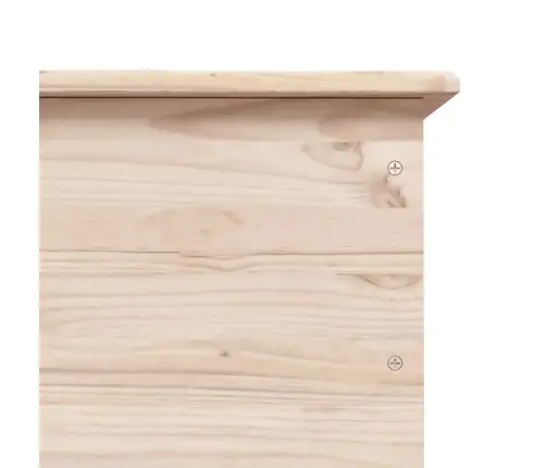 Lāde Ar Riteņiem Alta, 73X39,5X43 Cm, Masīvkoka Priede Vidaxl