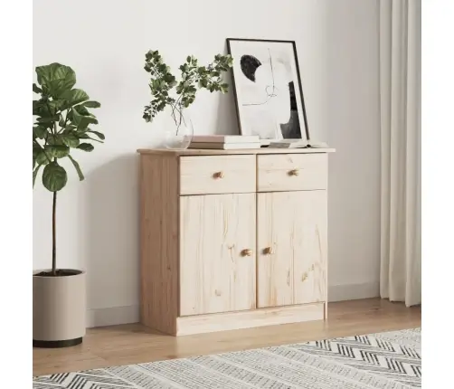 Kumode Alta, 77X35X73 Cm, Priedes Masīvkoks Vidaxl