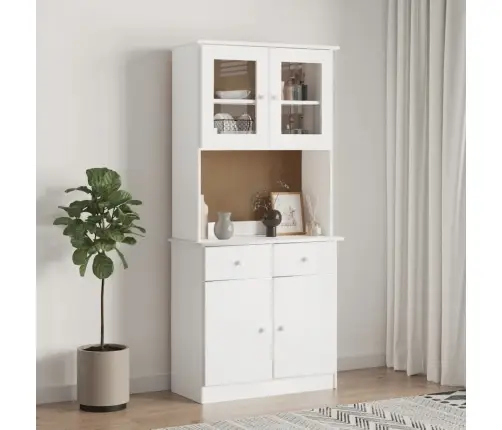 Skapja Augšdaļa Alta, Balta, 77X30X92 Cm, Priedes Masīvkoks Vidaxl Skapja Augšdaļa Alta, Balta, 77X30X92 Cm, Priedes Masīvkoks Vidaxl