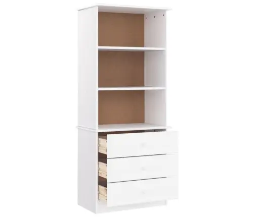 Grāmatu Plaukts Ar Atvilktnēm Alta, 60X35X142 Cm, Priede Vidaxl