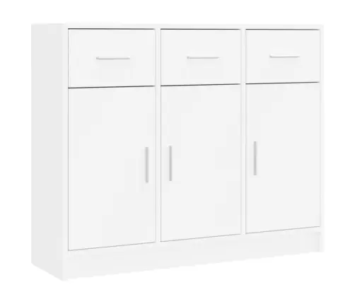 Skapītis, Balts, 91X28X75 Cm, Inženierijas Koks Vidaxl