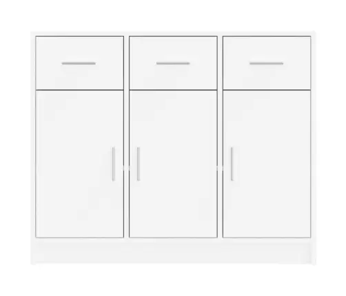 Skapītis, Balts, 91X28X75 Cm, Inženierijas Koks Vidaxl