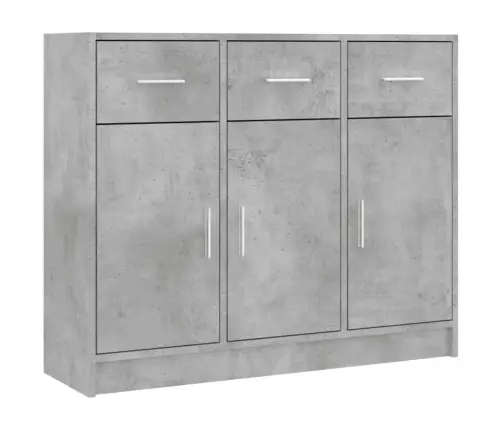 Šoninė Spintelė, Betono Pilka, 91X28X75cm Apdirbta Mediena