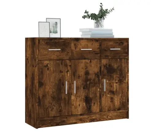 Kumode, Ozolkoka Krāsa, 91X28X75 Cm, Inženierijas Koks Vidaxl Kumode, Ozolkoka Krāsa, 91X28X75 Cm, Inženierijas Koks Vidaxl