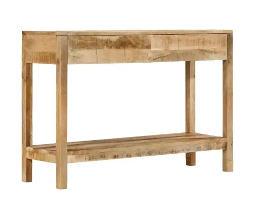Konsoles Galdiņš Ar 2 Atvilktnēm, 110X35X75 Cm, Mango Masīvkoks Vidaxl