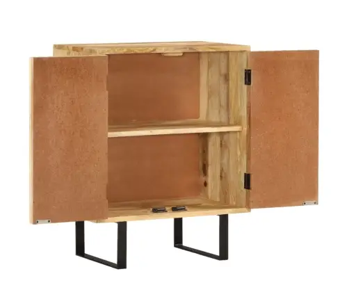 Kumode Ar 2 Durvīm, 55X35X70 Cm , Mango Masīvkoks Vidaxl