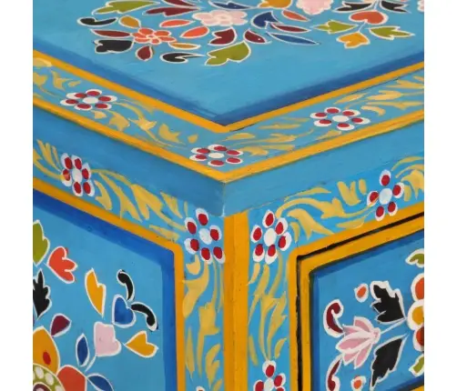 Puhvetkapp, Türkiissinine, 55 X 30 X 76 cm Mangopuit