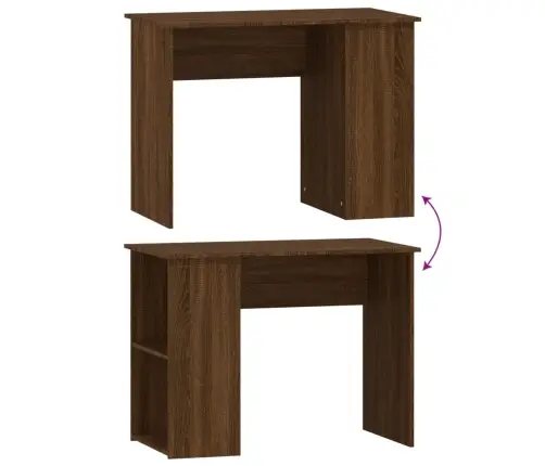 Rakstāmgalds, 100X55X75 Cm, Inženierijas Koks, Ozolkoka Brūna Vidaxl