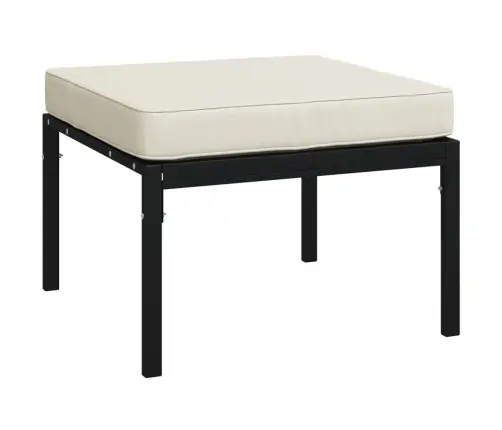 7-Daļīgs Dārza Atpūtas Mēbeļu Komplekts Ar Matračiem, Tērauds Vidaxl