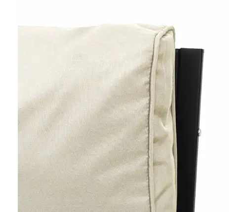 9-Daļīgs Dārza Atpūtas Mēbeļu Komplekts Ar Matračiem, Tērauds Vidaxl