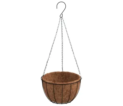 Rippkorvide Kinnitused Koos Taimepottidega 4 Tk, Must, Teras