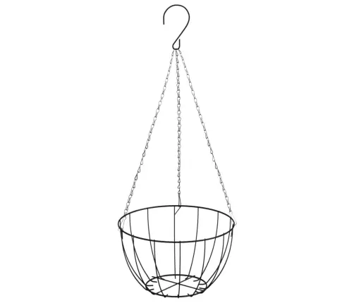 Rippkorvide Kinnitused Koos Taimepottidega 4 Tk, Must, Teras