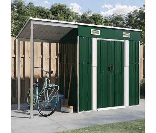 Sodo Pašiūrė Su Prailgintu Stogu, 277X107X181cm Plienas